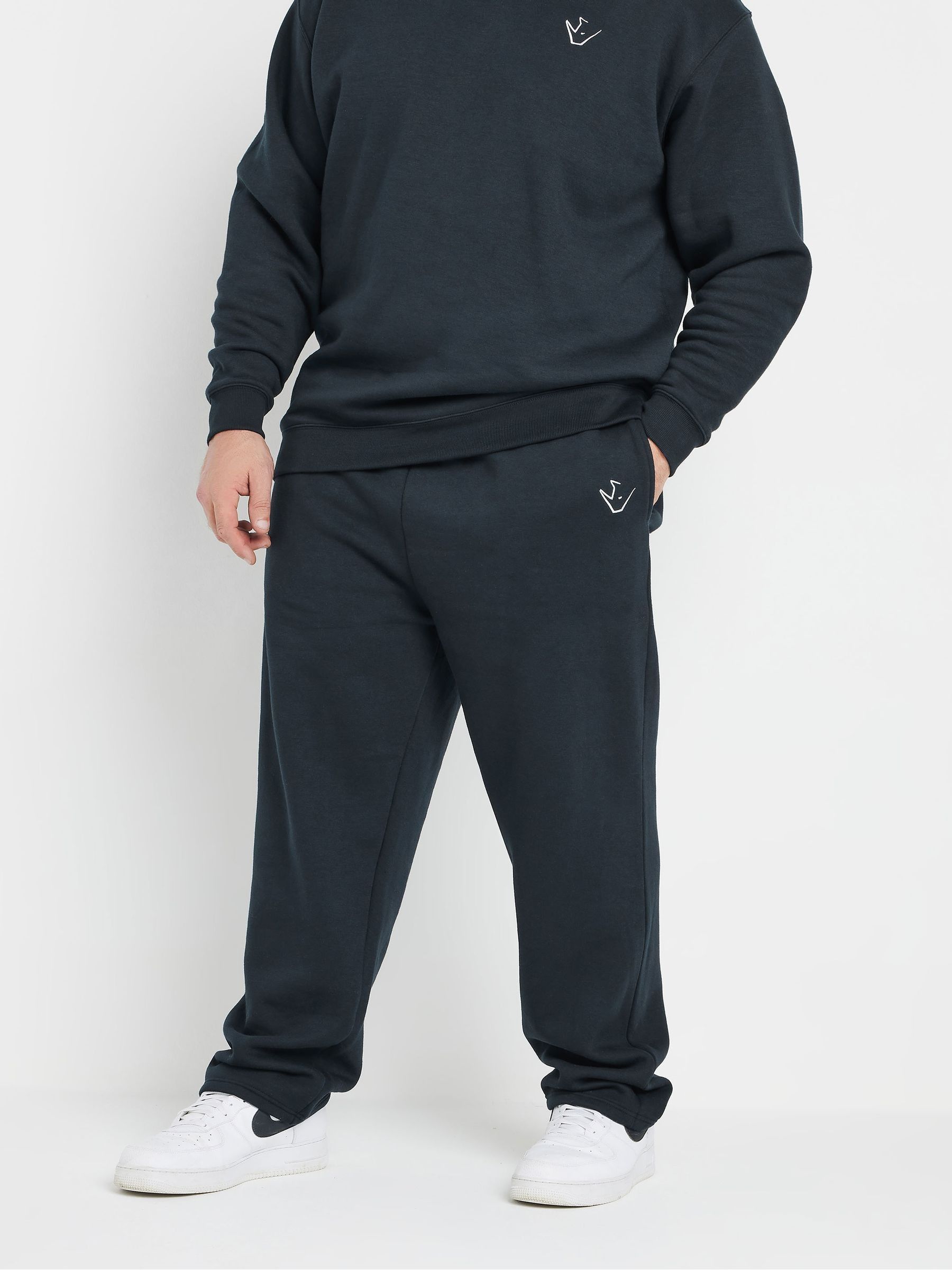 Badrhino Big & Tall Men's Blue Ironrhino Rest Day Joggers