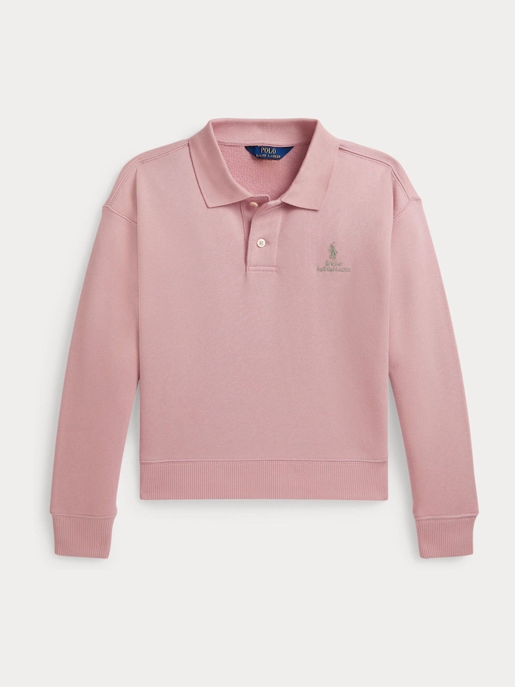 Polo Ralph Lauren Button Neck Collar Sweatshirt - Imagen 1 de 2