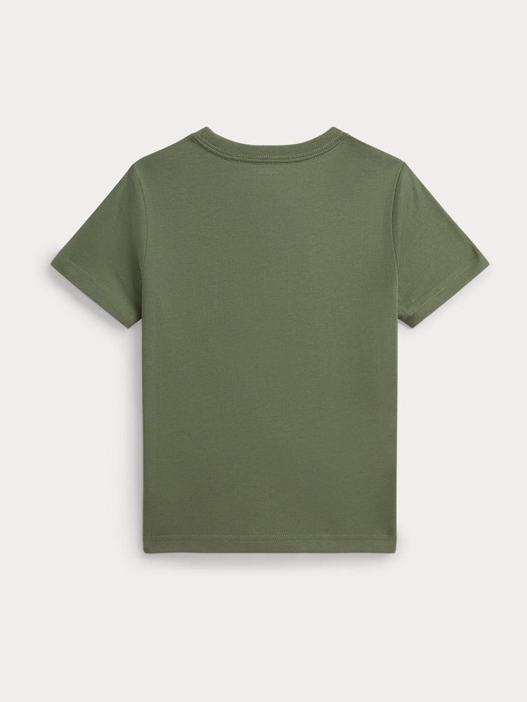 Polo Ralph Lauren Green Aplique Logo T-Shirt - Image 2 of 2