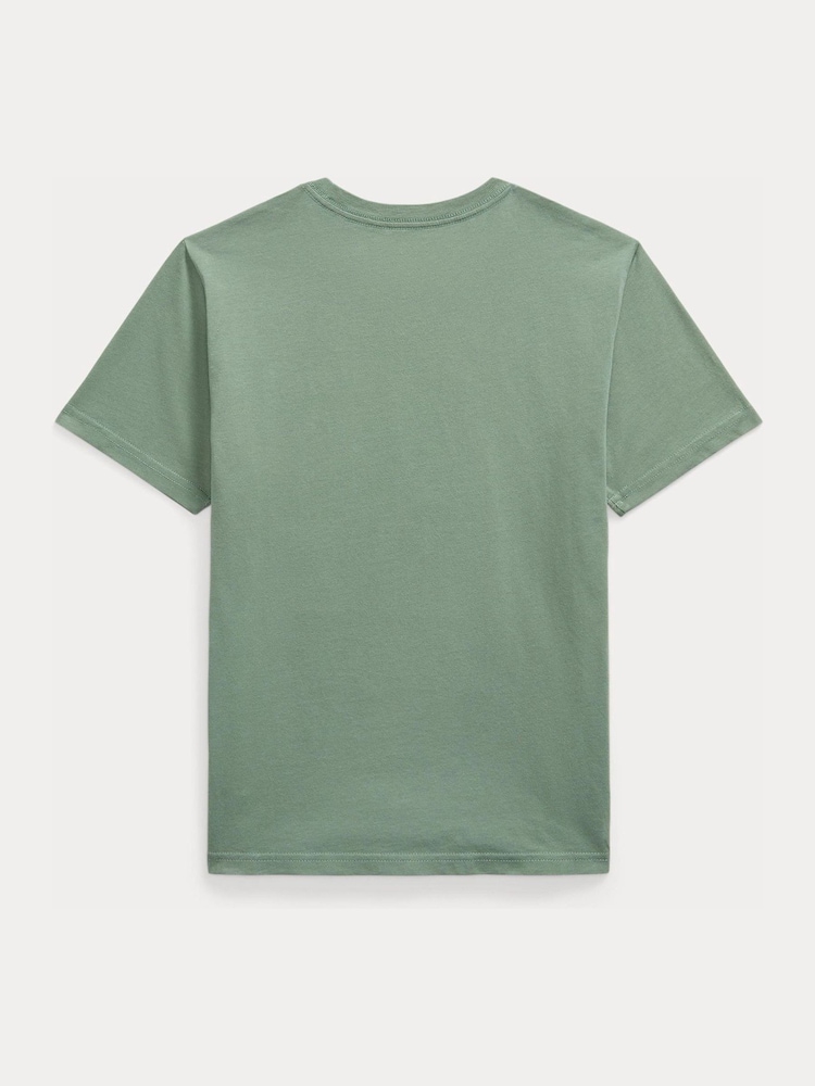 Polo Ralph Lauren Green Pocket Jersey Logo T-Shirt - Image 2 of 2
