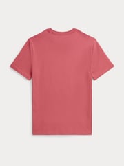 Polo Ralph Lauren Red Fishing Polo Bear Graphic T-Shirt - Image 2 of 2
