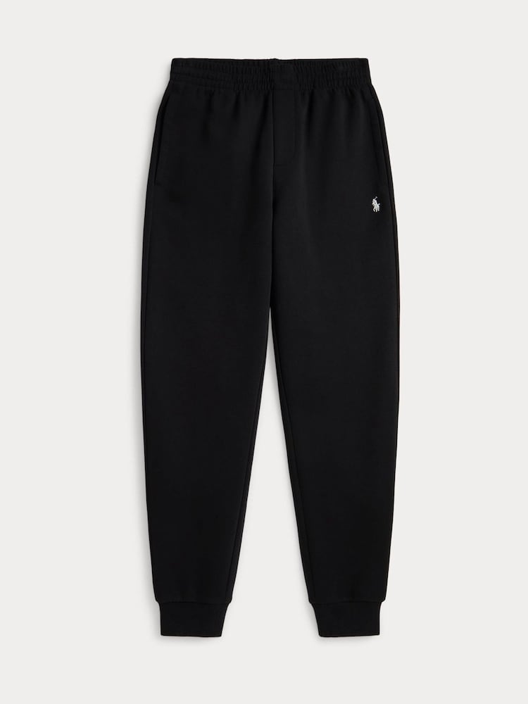 Polo Ralph Lauren Black Double Knit Tech Jersey Joggers - Image 1 of 2