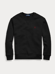 Polo Ralph Lauren Black Jersey Logo Sweatshirt - Image 4 of 5