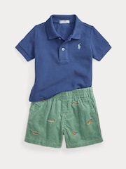 Polo Ralph Lauren Polo majice i set kratkih hlačica od velveta - Slika 1 od 4