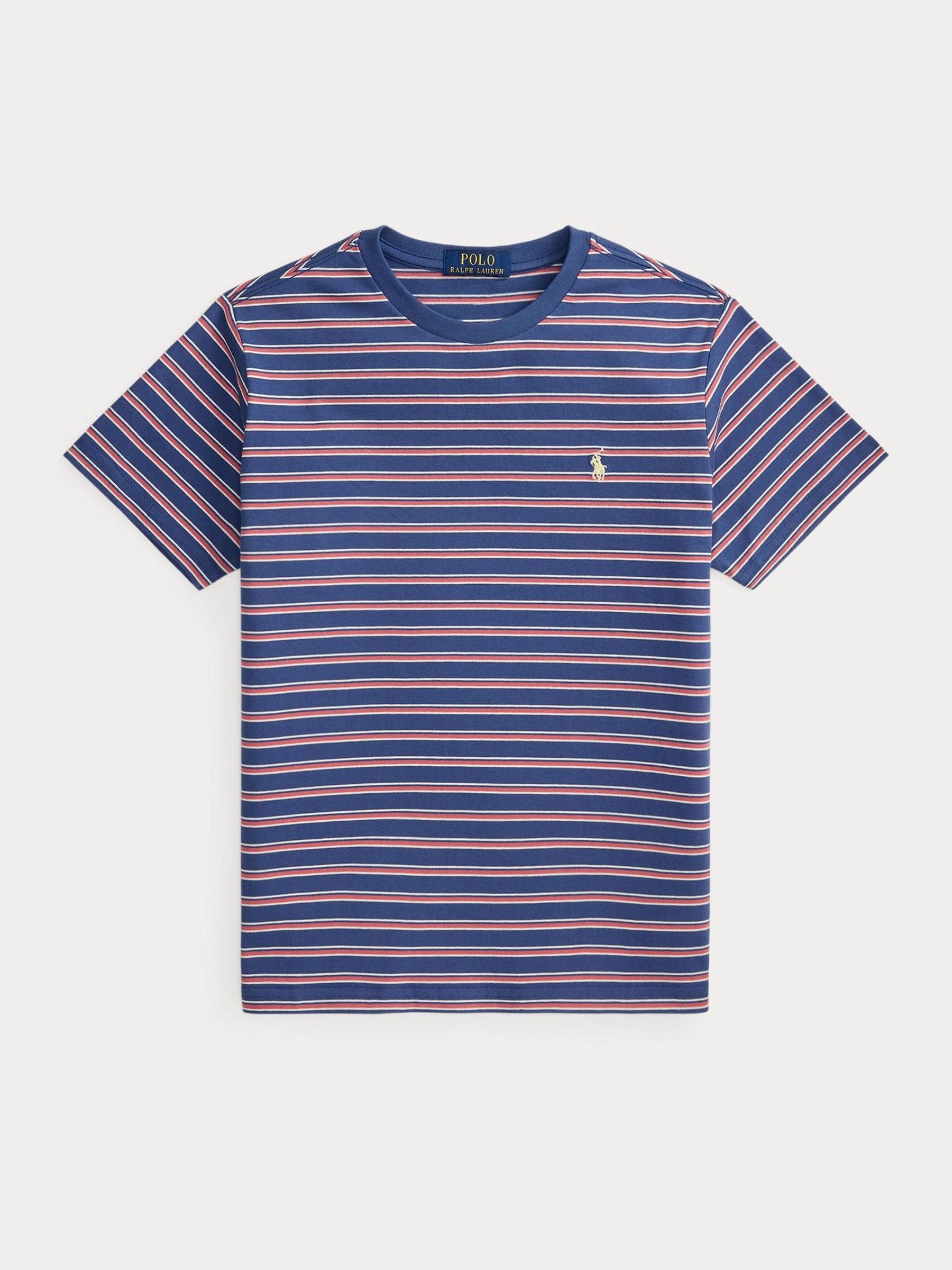 Buy Polo Ralph Lauren Blue Stripe Jersey T-Shirt from Next India