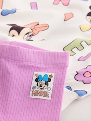 Minnie Mouse Purple Sweatshirt and Leggings Set (6mths-7yrs) - Image 8 of 9