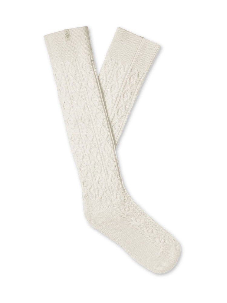 Chaussettes UGG Rensa hauteur genou en maille torsadée - Image 1 de 3