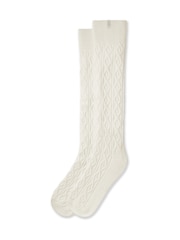Chaussettes UGG Rensa hauteur genou en maille torsadée - Image 2 de 3