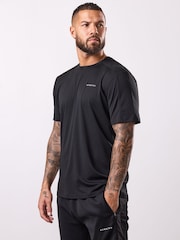 Gym King Black Core Plus Panel T-Shirt - Image 3 of 4
