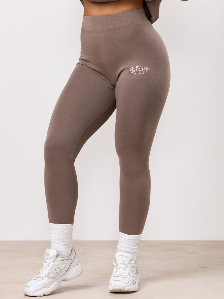 Gym King Grey Jersey Leggings - Image 2 of 4