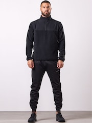 Gym King Black Core Plus Panel Joggers - Image 1 of 4