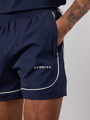 Gym King Blue Core Piped Shorts - Image 4 of 4