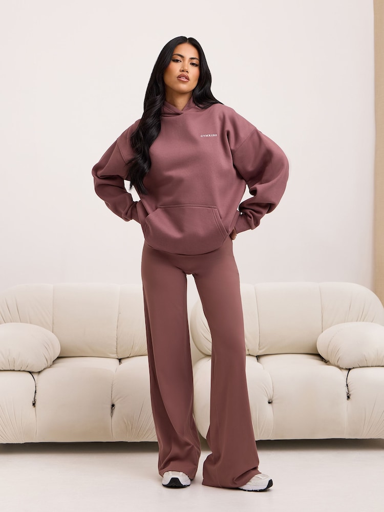 Gym King Brown 365 Straight Leg Yoga Petite Leggings - Image 1 of 4