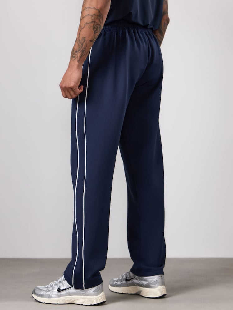 Gym King Blue Core Piped Full Zip Funnel Jumper - Image 2 of 3