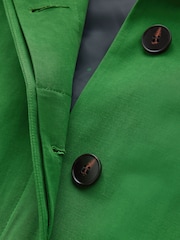 Green Check Dolly Trench Coat - Image 9 of 9