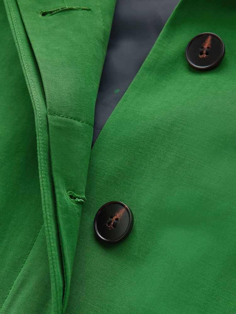 Green Check Dolly Trench Coat - Image 9 of 9