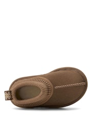 UGG Brown Classic Ultra Stretch Cuff Boots - Image 4 of 5