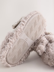 Grey Tweed 3D Dog Mini Boot Slippers - Image 9 of 9