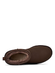 UGG Brown Classic Ultra Mini Boots - Image 5 of 6
