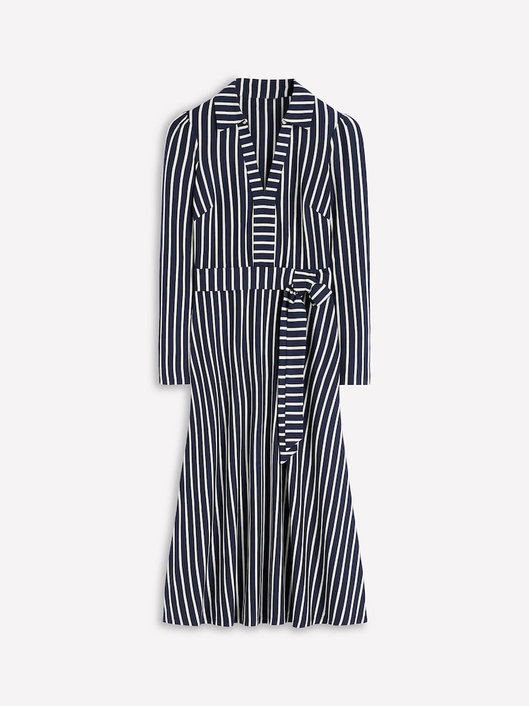 Boden Navy Imogen Collared Dress - Image 5 of 5 Boden Navy Imogen Collared Dress - Image 5 of 5