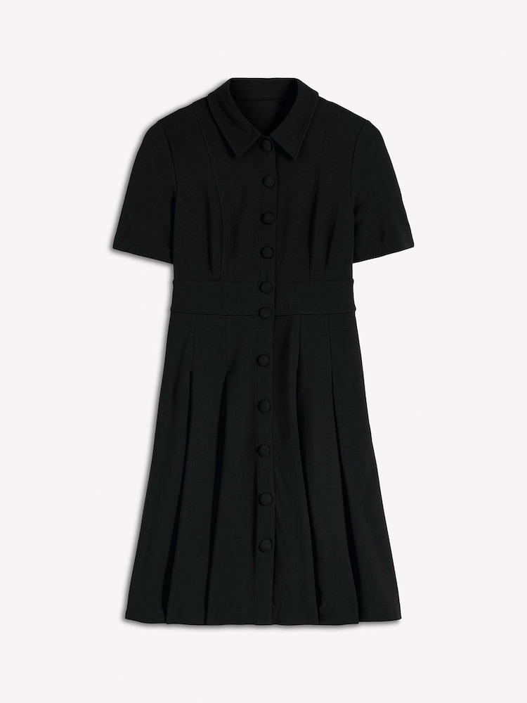 Boden Black Bridget Ponte Short Dress - Image 6 of 6