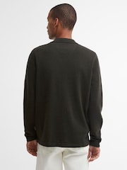 Barbour® Dark Green Bellham Knitted Cardigan - Image 2 of 4
