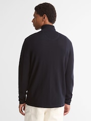 Barbour® Navy Bellham Knitted Cardigan - Image 3 of 5