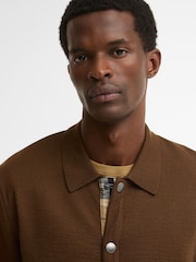 Barbour® Brown Florcombe Knitted Cardigan - Image 4 of 6