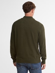Barbour® Green Briggs Half Button Knit Jumper - Image 2 of 5