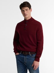 تصميم Briggs محبوك بأزرار نصف الطول من Barbour - صورة 1 من 6