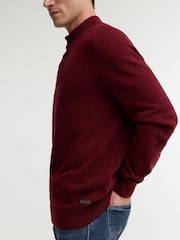 تصميم Briggs محبوك بأزرار نصف الطول من Barbour - صورة 2 من 6