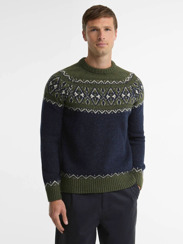 Barbour® Tisbury Fairisle Crew Neck Jumper - Bild 1 von 6 Barbour® Tisbury Fairisle Crew Neck Jumper - Bild 1 von 6