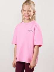 Gym King Pink Script Boyfriend T-Shirt - Image 1 of 4