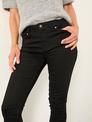 Schwarzer Denim - FatFace Jeggings mit fünf Taschen - Bild 3 von 6