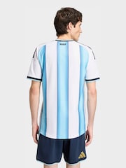 adidas White Argentina Home Authentic Jersey - Image 4 of 10