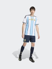adidas White Argentina Home Authentic Jersey - Image 8 of 10