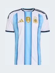 adidas White Argentina Home Authentic Jersey - Image 9 of 10