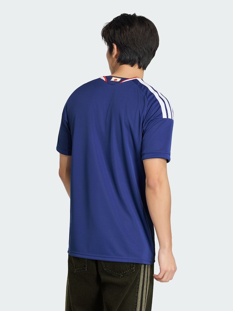 adidas Blue Japan Home Jersey - Image 2 of 5