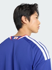 adidas Blue Japan Home Jersey - Image 4 of 5