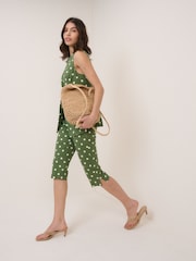 Nobodys Child Green Spot Capri Trousers - Image 4 of 5