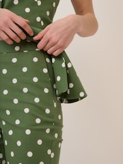 Nobodys Child Green Spot Capri Trousers - Image 5 of 5