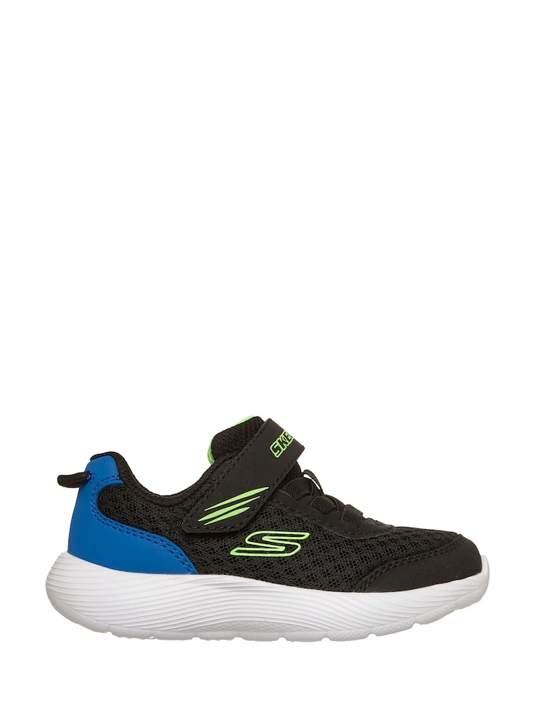 Skechers Black Dyna-Lite Lil Quanta-Stride Trainers - Image 1 of 5