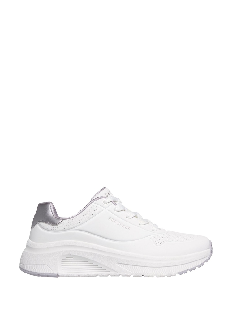 Skechers White Uno Lite 2 Trainers - Image 1 of 2