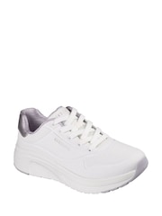 Skechers White Uno Lite 2 Trainers - Image 2 of 2
