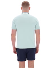 Fila Green Achillethree Button Heritage Tape Basic Polo Shirt - Image 3 of 6