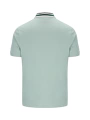 Fila Green Achillethree Button Heritage Tape Basic Polo Shirt - Image 6 of 6