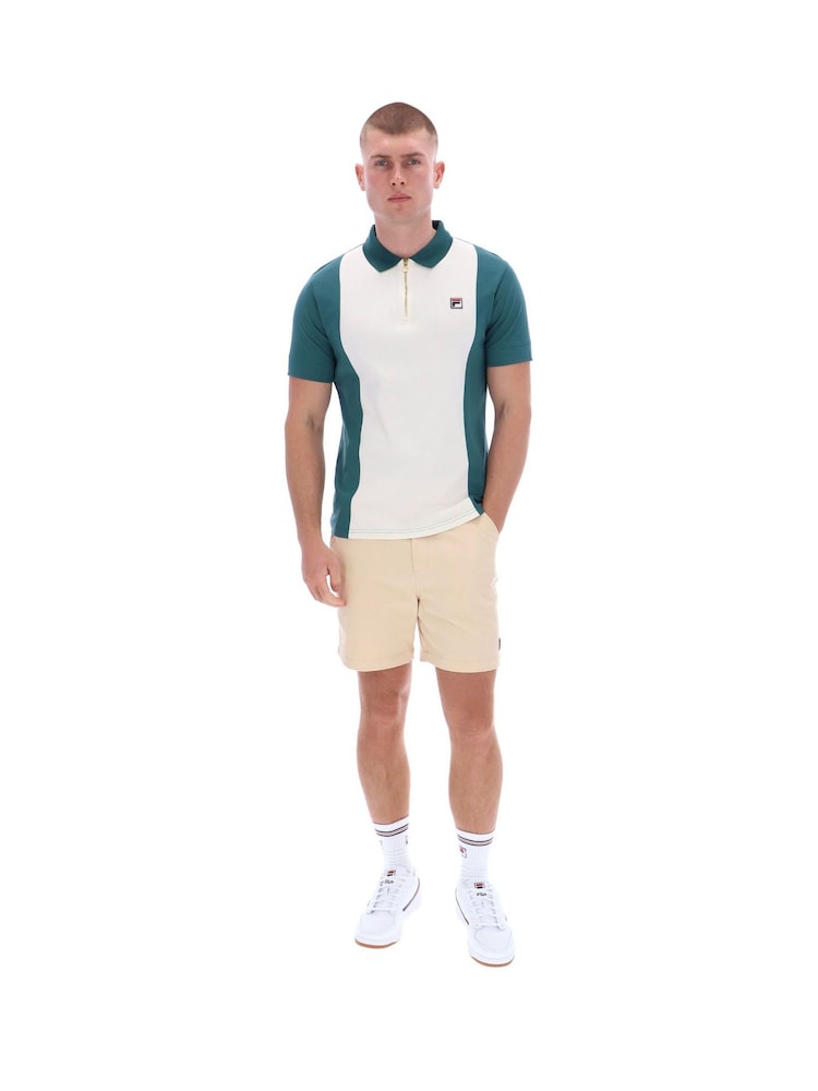 Πόλο μπλουζάκι Fila Pierrocut And Sew με φερμουάρ - Εικόνα 1 του 6