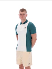 Πόλο μπλουζάκι Fila Pierrocut And Sew με φερμουάρ - Εικόνα 4 του 6