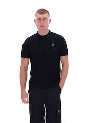 Fila Barnsknitted Polo Shirt With Cable Pattern - Image 1 of 6