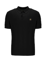 Fila Barnsknitted Polo Shirt With Cable Pattern - Image 5 of 6